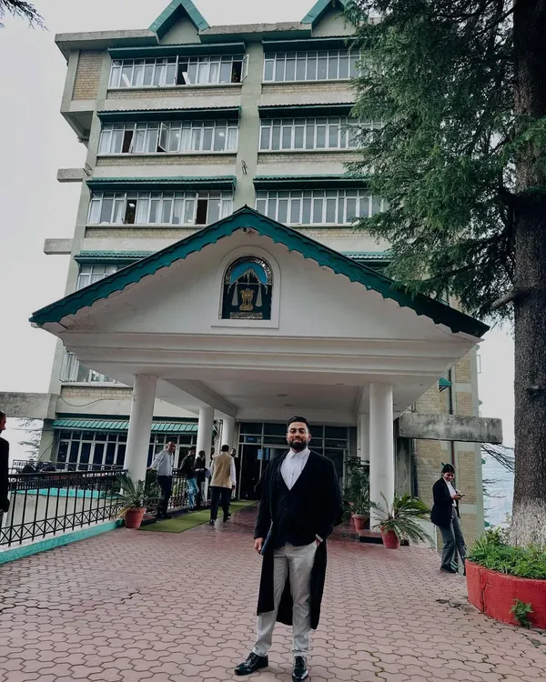 At the Himachal Pradesh High Court. The pursuit of justice takes me across the country, and every court appearance is a privilege and a responsibility I hold dear.