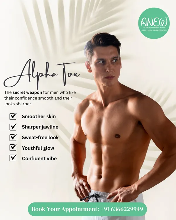 Alpha Tox is my secret weapon for men who like their confidence smooth and their looks sharper. It helps achieve smoother skin, a more defined jawline, and a youthful, confident vibe.