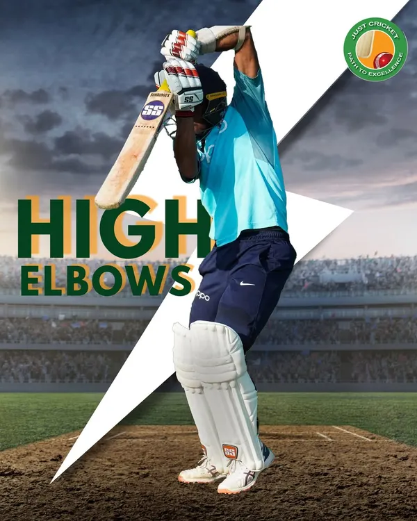 High elbows are fundamental for a straight bat path and controlled batting. We teach not just the 'how' but the 'why' behind every technique.
