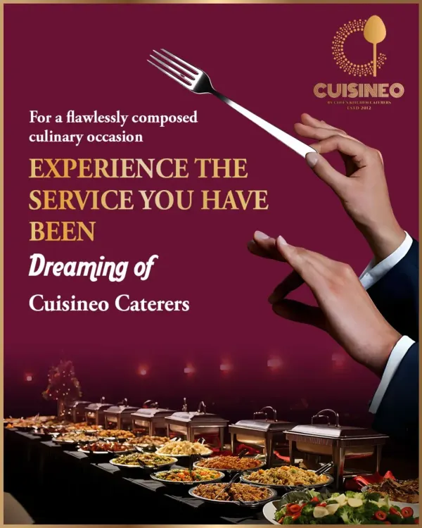 This is the flawless culinary occasion we promise. A grand buffet line where every dish is a masterpiece, ready to be enjoyed by your guests. We compose the entire experience for you.