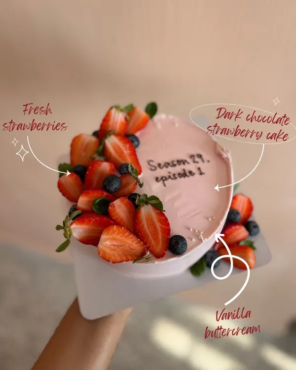 This dark chocolate strawberry cake with vanilla buttercream is one of my absolute favorites to make. I use fresh, seasonal strawberries and blueberries to create a dessert that is as beautiful as it is delicious, perfect for celebrating life's special moments.