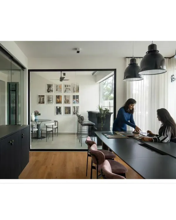 Welcome to Ruh HQ. This is our collaboration table, where so much of the magic happens. It's where we brainstorm, sketch, contemplate, and work together to find that extra something that turns an ordinary space into an extraordinary one.