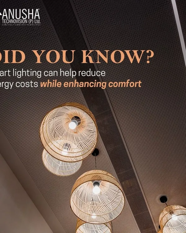 Did you know smart lighting can help reduce energy costs while enhancing comfort? Our systems optimize energy use by dimming lights when not needed and using sensors, allowing you to light up smarter and live better.