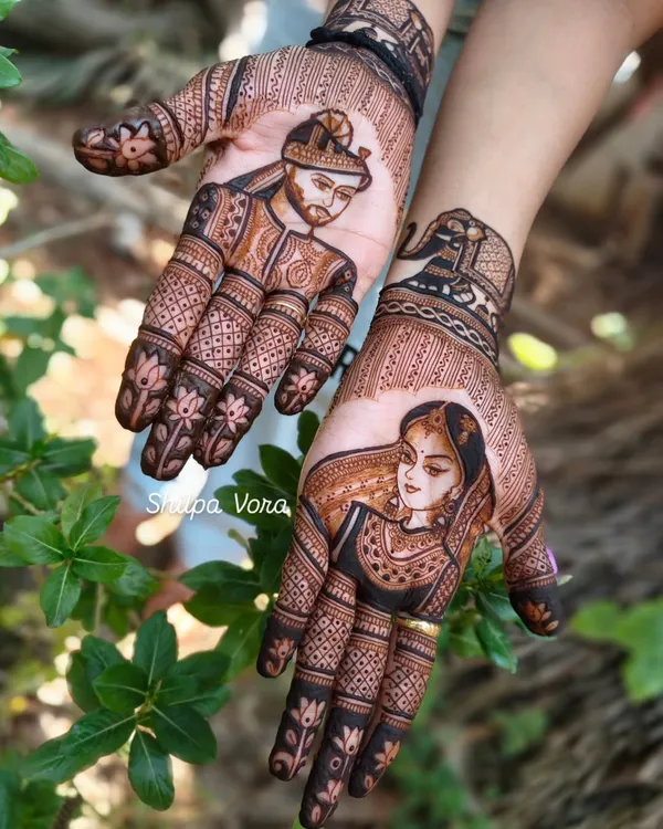 This is the level of artistry you can aspire to. In my classes, I break down how to create lifelike bride and groom portraits, focusing on expressions, traditional attire, and the fine shading that brings the figures to life.
