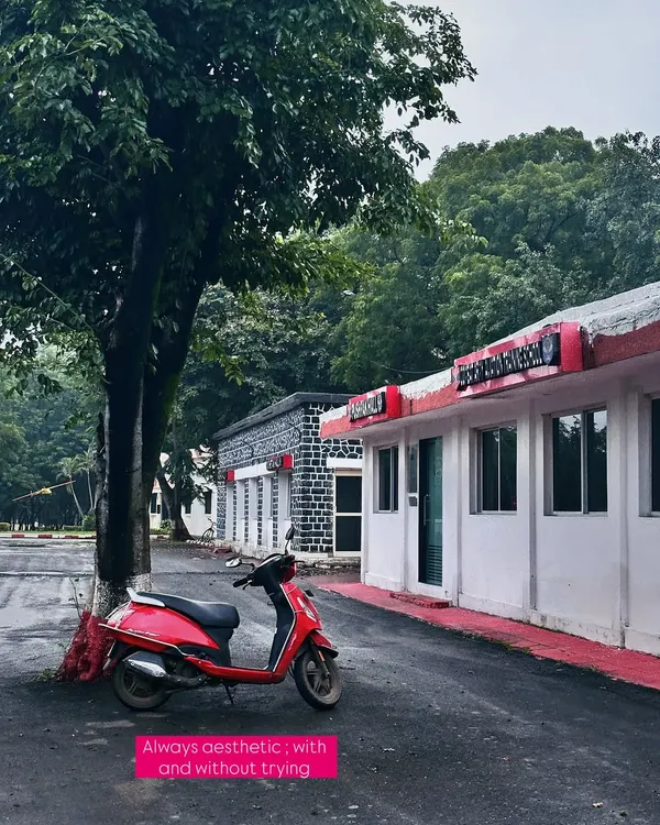 A slice of my childhood. The aesthetic of old Indian army cantonments, with its mix of nature and simple architecture, is a constant source of inspiration.
