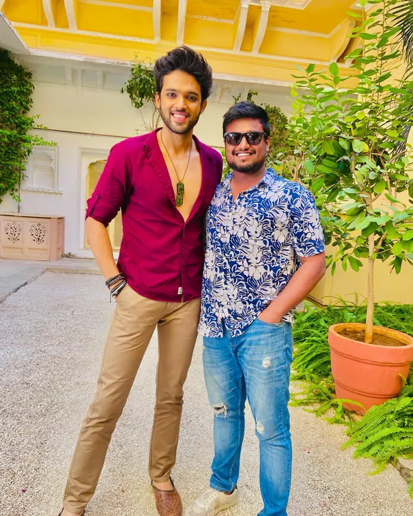 On set with actor Parth Samthaan while choreographing his new T-Series album song in Jaipur. This experience in the film industry helps me bring a cinematic quality to my event productions.