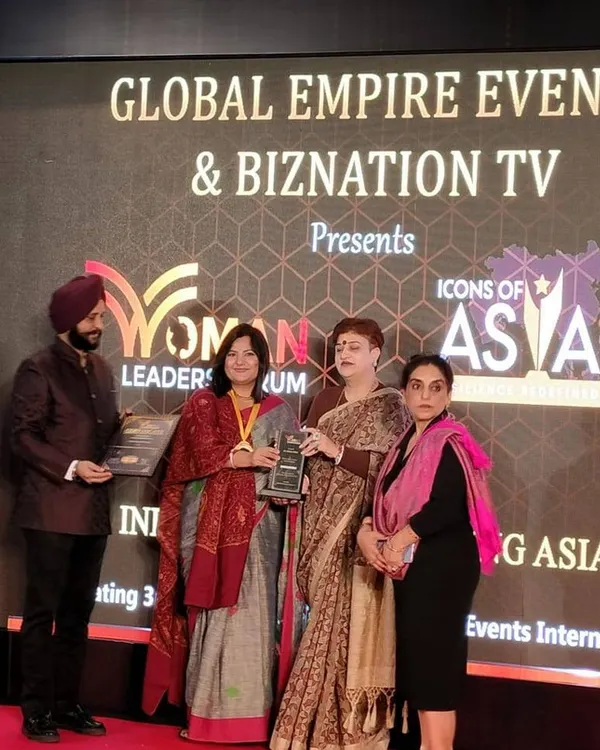 I am grateful to the Woman Leadership Forum for this award, recognizing my efforts in skill development and encouraging women to find balance between career and family.
