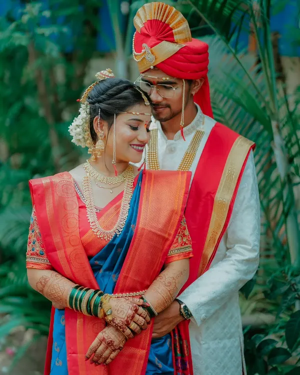 A quiet moment between a Maharashtrian couple, lost in their own world. This is the kind of poetic frame I love to capture, where love speaks without words.