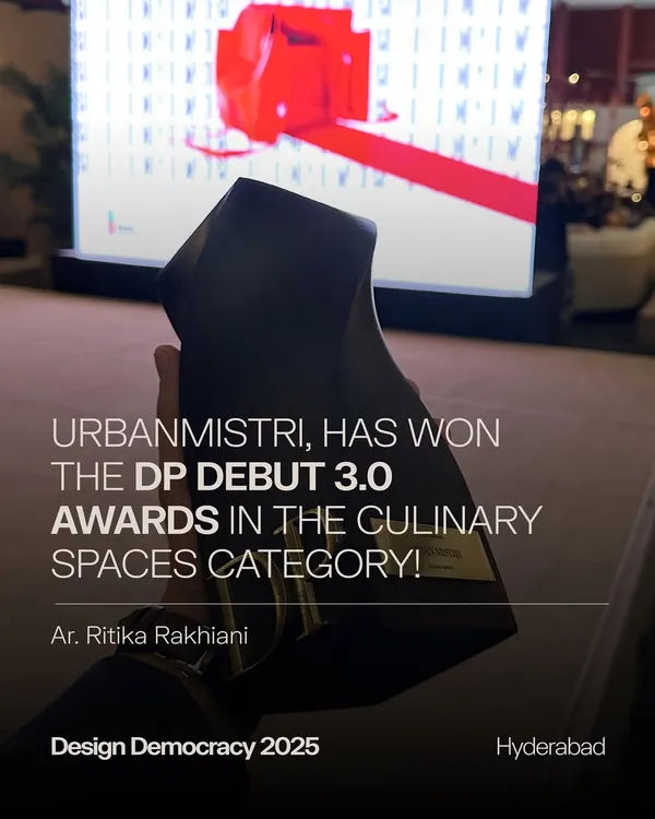 We were honored to win the DP Debut 3.0 Award in the Culinary Spaces category for our Seoul Restaurant project. This trophy represents our dedication to creating culturally authentic and innovative dining experiences.