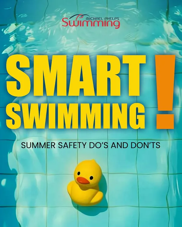 This graphic is the introduction to our 'Smart Swimming' series, focusing on essential summer safety do's and don'ts. We believe that swimming smart is just as important as swimming fast.