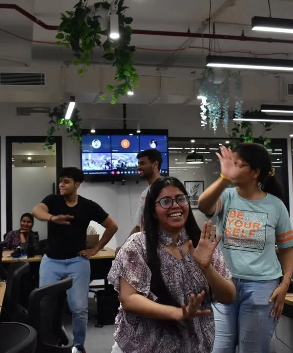 Bringing the Zumba party to the office. A corporate session is the perfect way to de-stress and re-energize the team.