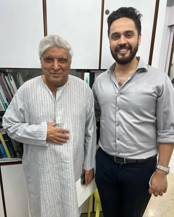 With the lyrical genius, Javed Akhtar. It is an honor to be trusted by a legend whose words have inspired so many. My goal is always to provide the highest standard of dermatological care.