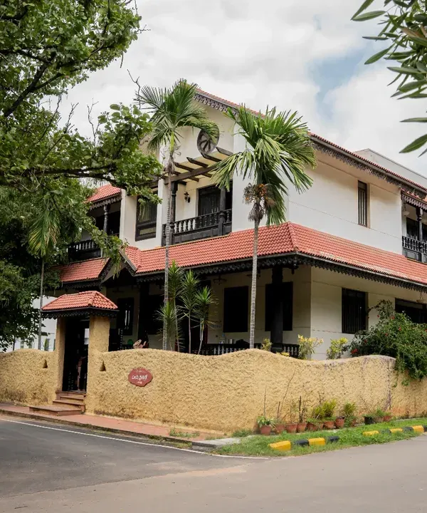 The beautiful heritage home that hosted our Kavi Mane Utsav. We believe the right space can turn an event into an experience, and this traditional house felt like the perfect 'ghar' for our poetry festival.