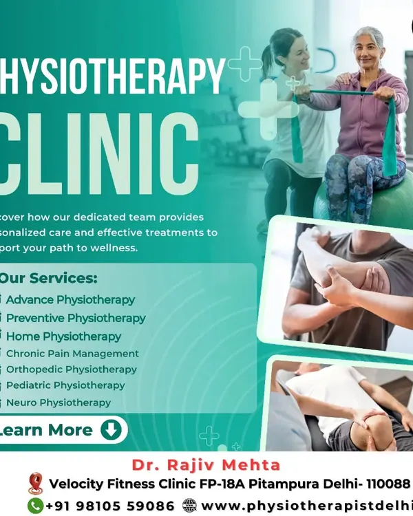 This graphic provides an overview of the services available at our clinic. We offer everything from advanced and preventive physiotherapy to specialized orthopedic and neuro physiotherapy, ensuring personalized care for your specific path to wellness.