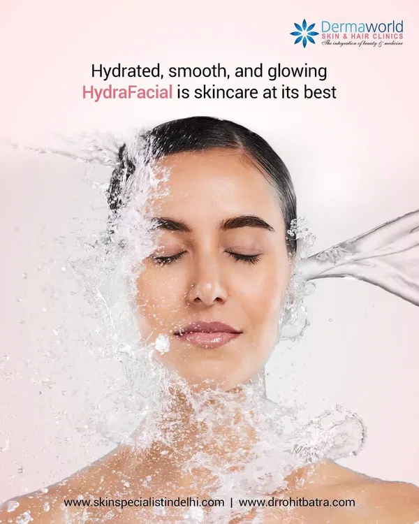 The Hydrafacial is one of my most popular treatments for achieving an instant, hydrated glow. This image captures the feeling of deep cleansing and rejuvenation that this facial provides, leaving your skin refreshed and radiant without any irritation.