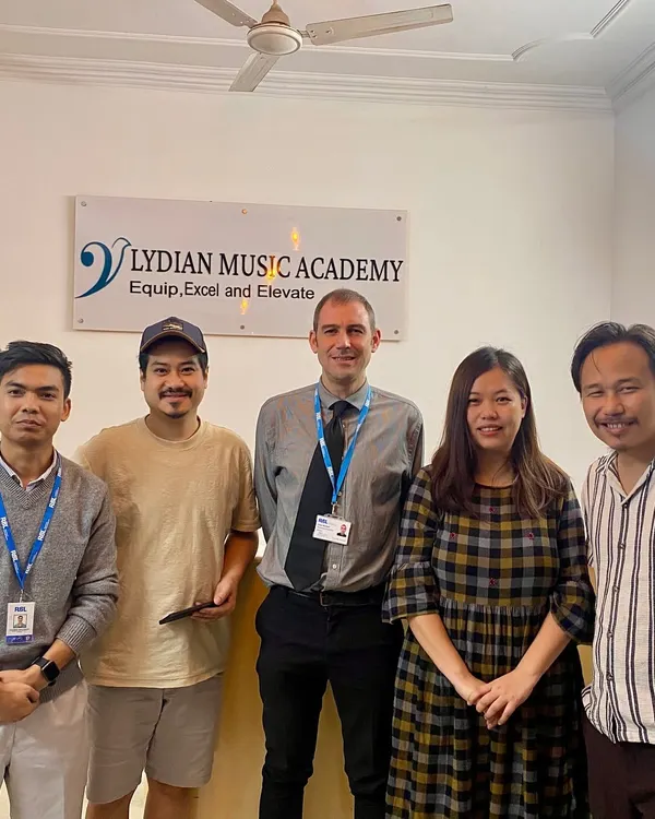 Our team with RSL examiner Mr. Aidan Marshall after a successful session of face to face exams at our academy. We are an official center, which helps students feel comfortable and confident on exam day.