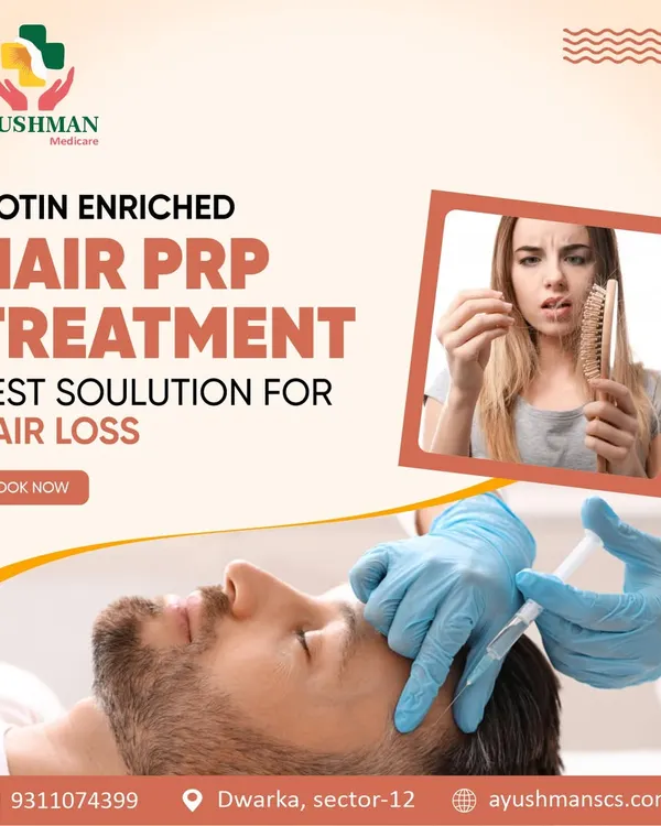 Discover the power of your body's own healing with our Biotin enriched Hair PRP treatment. This non-surgical procedure is an effective solution for hair loss, stimulating natural hair growth from the follicle.