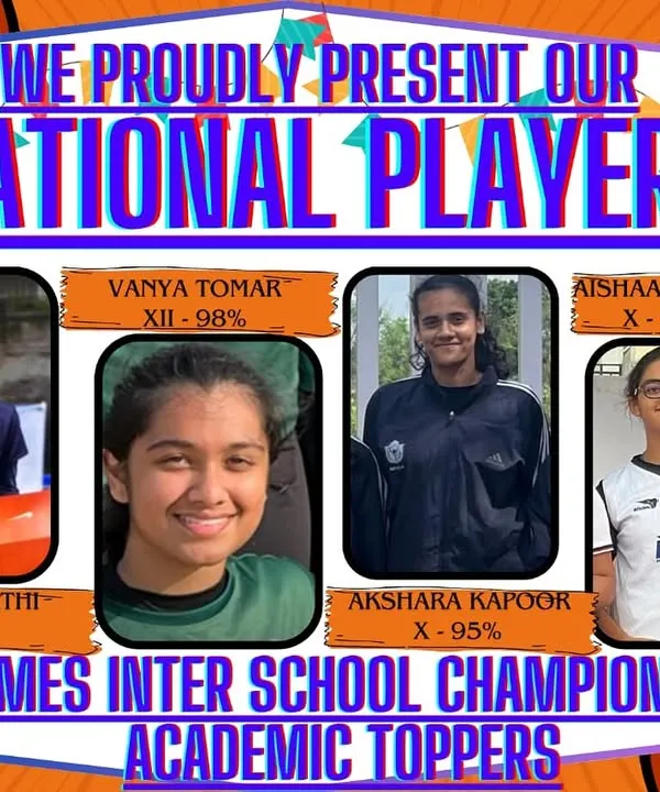 We are incredibly proud of our national players who are not just champions on the court but also toppers in their academics. We build disciplined athletes who excel in every part of life.