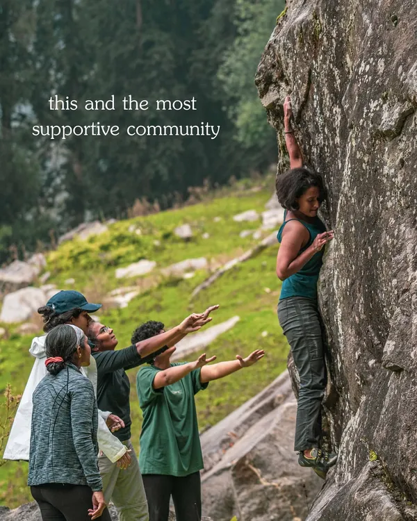 This is what it's all about. The challenge of the climb, the beauty of the outdoors, and the most supportive community of women cheering you on every step of the way. This is the CLAW vibe. 🫶🏽