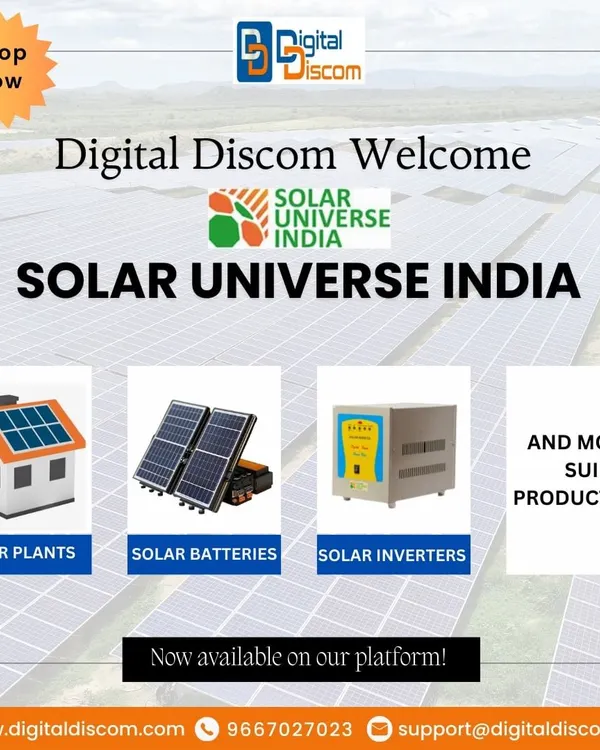 We are excited to welcome Solar Universe India to our platform, expanding our offerings of solar plants, batteries, and inverters.