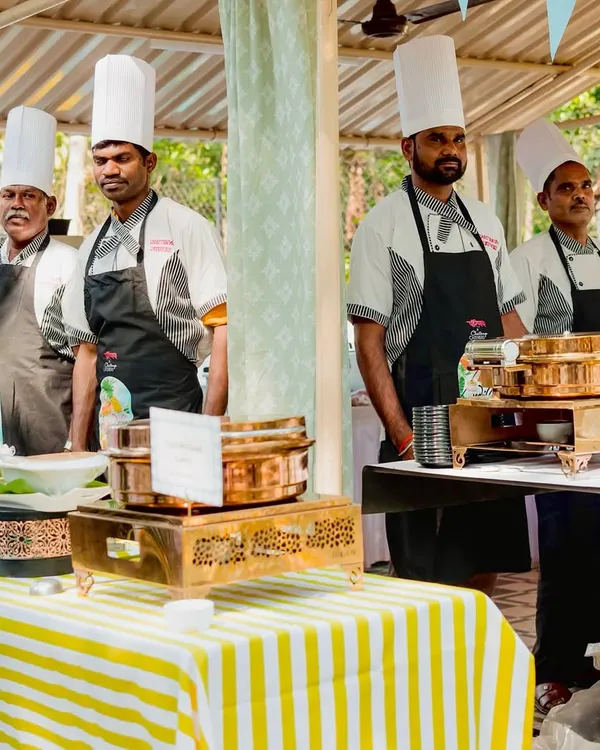 My talented chefs are all set to bring magic to your plate. Our team works tirelessly to create an unforgettable experience filled with joy and deliciousness for your dream event.