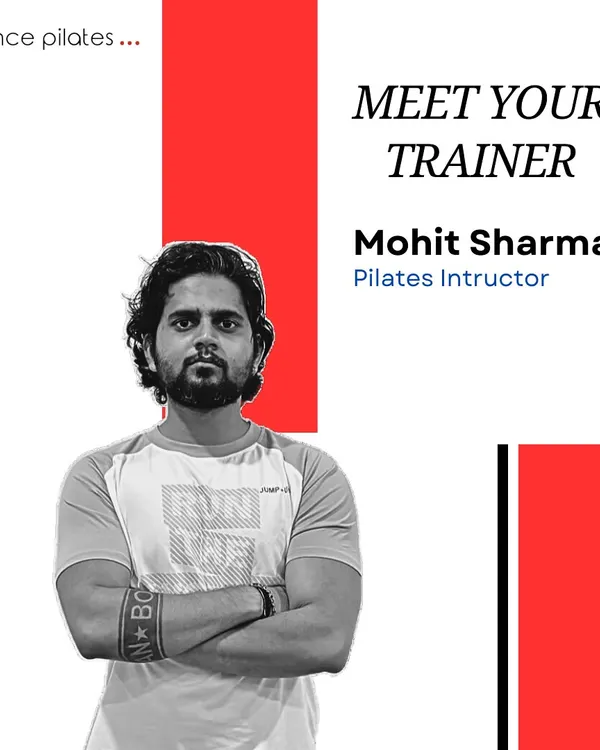 Meet your trainer, Mohit Sharma. He's one of our expert instructors, ready to guide you through a challenging and rewarding workout.