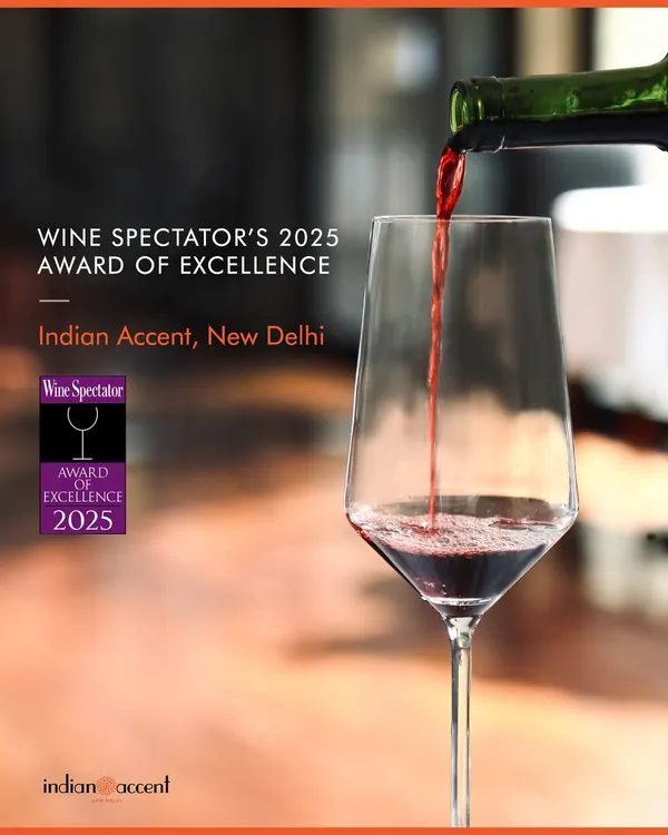 We are honored to receive the Wine Spectator’s Award of Excellence. This recognition is a testament to our commitment to building an exceptional wine program that thoughtfully pairs with the nuances of inventive Indian cuisine, guided by our Head of Wines, Kevin Ken Rodrigues.