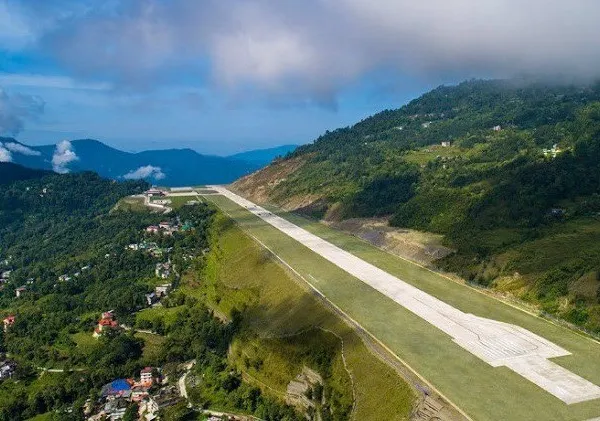 This is the Pakyong Airport in Sikkim, a project that required us to literally carve a runway out of the mountains. It represents my belief that architecture should serve people and connect communities, no matter the challenge. This aerial view shows the sheer scale of the geotechnical work involved in creating a stable, functional airstrip at 4,500 feet.