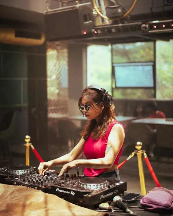 In my element, mixing tracks and feeling the energy of the crowd. This is what it's all about, creating that perfect vibe for a noon gig at Lux in Bangalore.