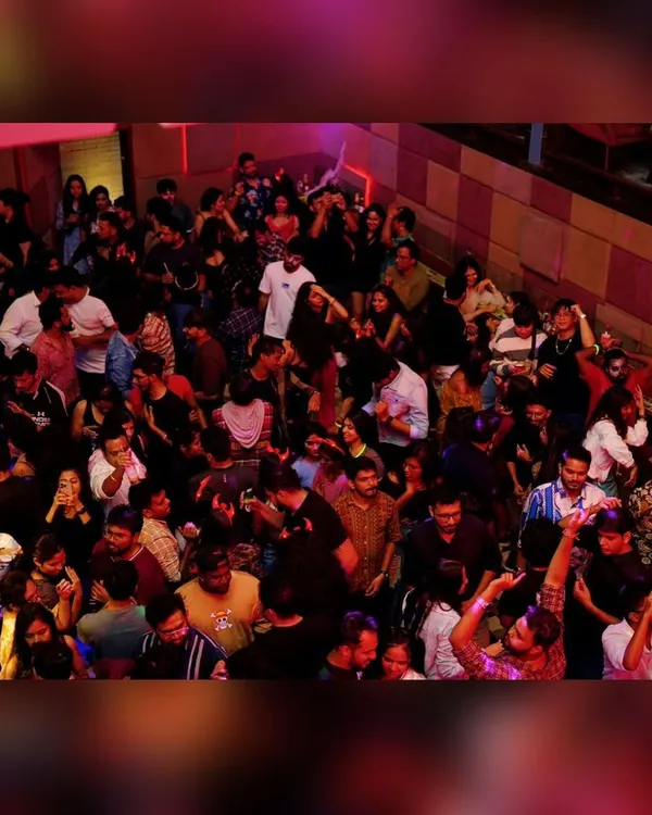 An overhead shot of a typical packed night at Loft38. My sets are designed to get everyone involved, creating a sea of people dancing across the entire venue.