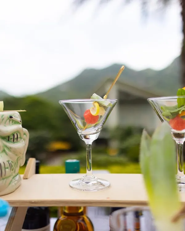 Cheers to the perfect blend of flavors and love! We pay attention to every detail, including the bar and cocktail presentation, to ensure a stylish and enjoyable experience for guests.