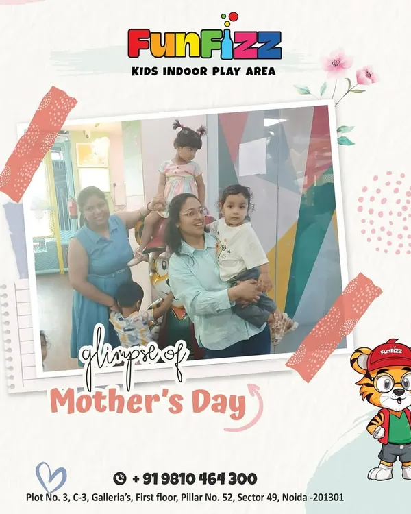 Celebrating Mother's Day at FunFizz. We love creating special moments for families to share together.