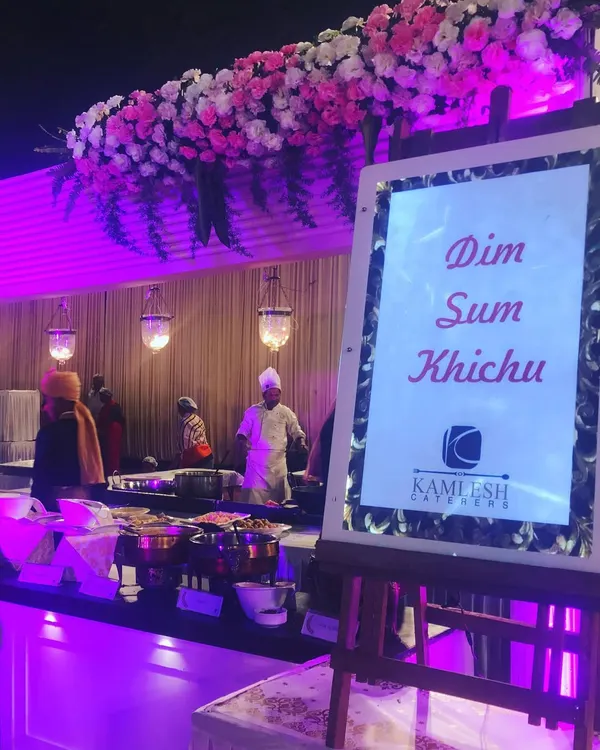 A perfect example of our fusion philosophy: Dim Sum Khichu. We've blended Gujarat's famous savory snack, Khichu, with global flavors, presenting it in the style of dim sum to create an extravagant and unique dish for your event.