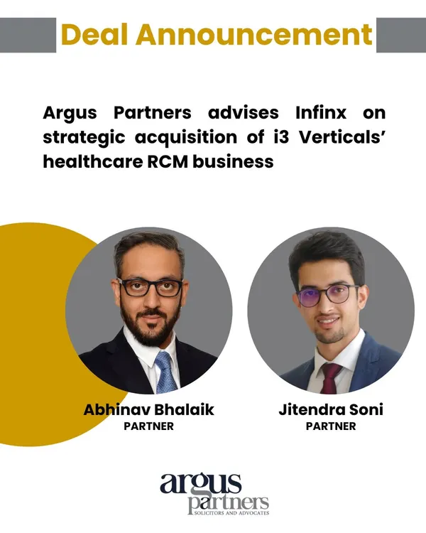 We advised Infinx on its strategic acquisition of i3 Verticals' Healthcare Revenue Cycle Management (RCM) business for approximately USD 96 million. This deal expanded our client's footprint in the US healthcare market, particularly with academic medical centers.