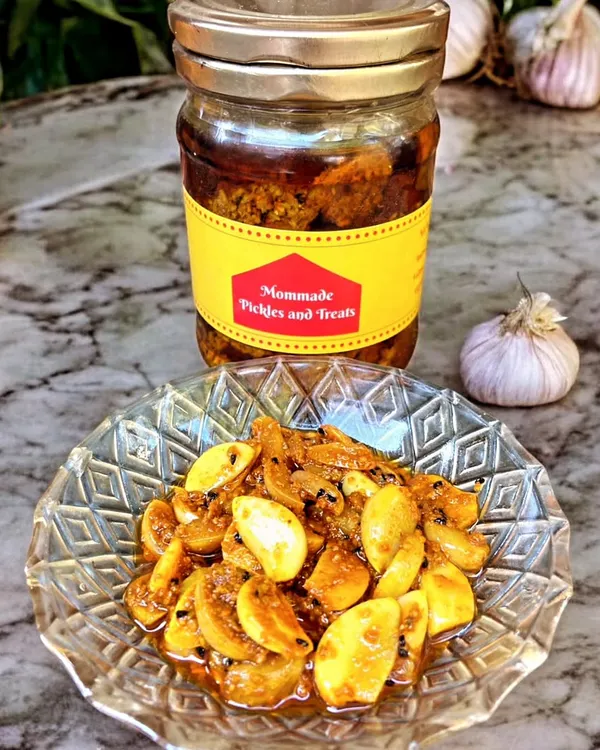 My Lehsun ka Achaar is a true delight for anyone who loves garlic. I use fresh, whole cloves of garlic and a blend of aromatic spices to create this bold and flavourful pickle. It is perfect with hot parathas or simple dal chawal.