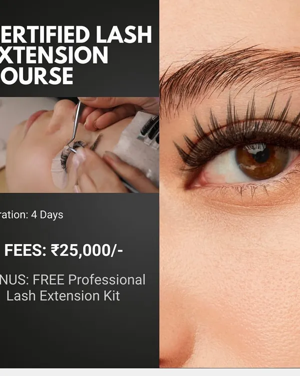 My 4-day Certified Lash Extension Course is the perfect starting point. It's a comprehensive program that includes a free professional lash kit, giving you everything you need to become a certified lash artist.