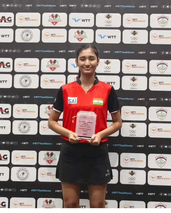 A proud moment for India and JPOTTA. Vaishnavi Jaiswal with her Silver and Bronze medals at the WTT Youth Contender Amman, showcasing her consistent performance in U17 and U19 international events.