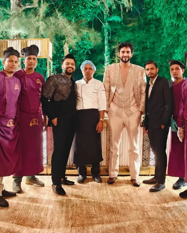 Our team is our pride. Here we are with the Malhan family, including influencers Fukra Insaan and Triggered Insaan, after a successful event. We are committed to providing professional, seamless service to all our clients, ensuring every event is a success.