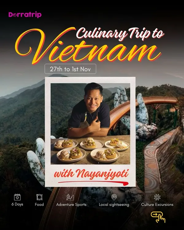 Cook, taste, travel, repeat. Join MasterChef India Winner Nayanjyoti on a 6-day culinary journey through Vietnam, where every bite tells a story.