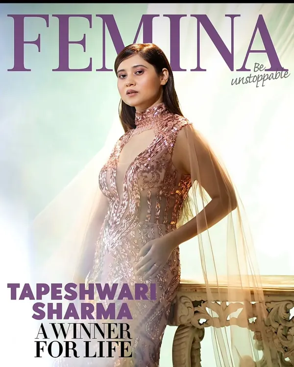 My official cover for Femina as 'A Winner For Life'. This represents a milestone in my modeling career and is a testament to the power of perseverance.