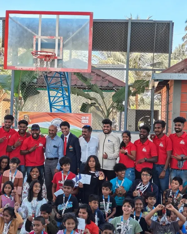 We were honored to have international swimmer Niranjan B Karthik, a former student, speak to our little champions. His journey is an inspiration to our entire community.