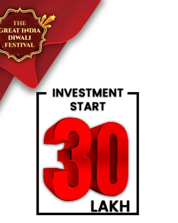 Announcing The Great India Diwali Festival. For the first time in history, we are offering a 72-month rental guarantee on commercial properties, with investments starting from just 30 Lakhs.