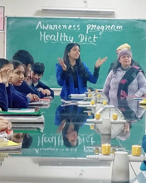 I had an incredible experience conducting a health awareness program at a school camp in Delhi. It's so important to fuel young minds and bodies with the right knowledge about nutrition from an early age.