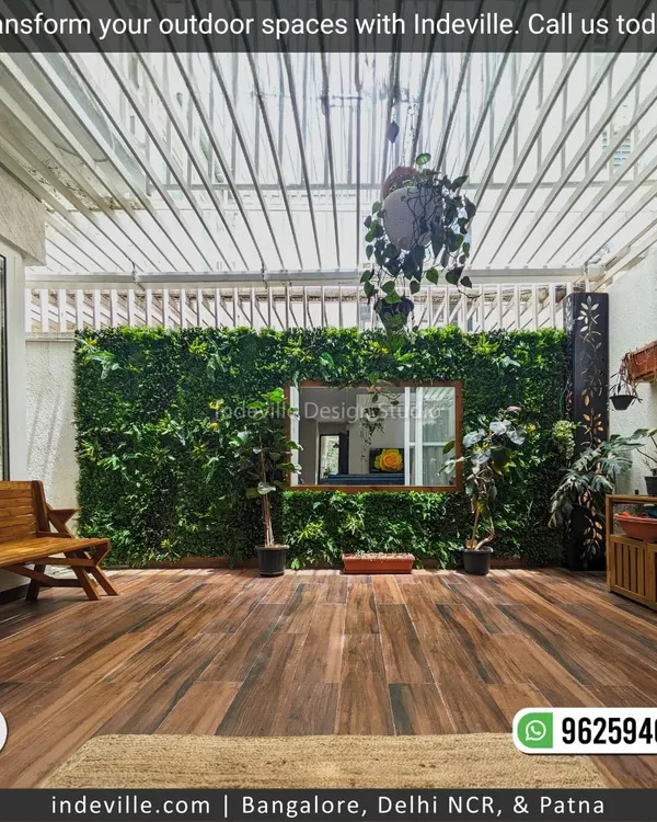 This is what I mean by bringing nature indoors. I transformed this home's courtyard into a tranquil, light-filled sanctuary with rich wooden flooring and a living vertical garden, creating a seamless connection between the inside and out.