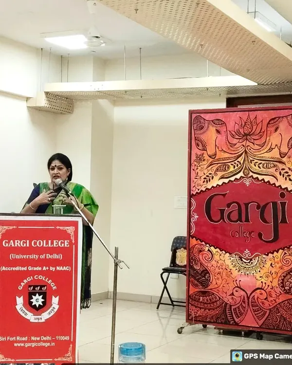 Addressing the valedictory session of a dance workshop at Gargi College, Delhi University. It was a joy to speak with students and teachers about how to truly enjoy and appreciate our classical dance forms.