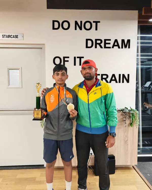 This is what pure dedication looks like. Here I am with my student Jashwant, who trained with me and went on to become the U-13 Badminton National Champion. My program is designed to build champions, no matter the sport.