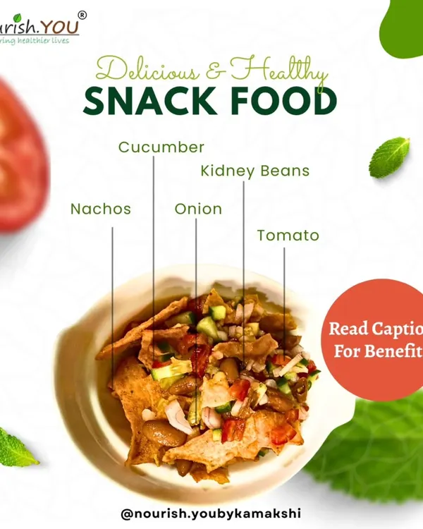 This Kidney Bean Nachos Chaat is a delicious and nutritious snack. It's loaded with protein-rich kidney beans, fresh veggies, and a satisfying crunch from the nachos, making it a perfect guilt-free treat.