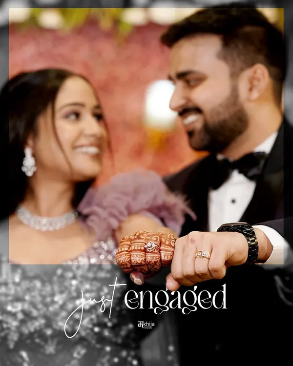The "Just Engaged" moment is priceless. I love capturing the couple showing off their rings with big smiles, a classic shot that perfectly announces the beginning of their new chapter.