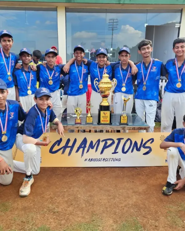 Our U-14 team celebrating their championship win. This is what we strive for: teamwork, dedication, and the sweet taste of victory.