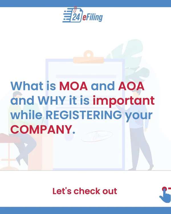The Memorandum of Association (MOA) and Articles of Association (AOA) are the two constitutional documents of your company. We draft these for you, defining your company's purpose, structure, and internal rules.
